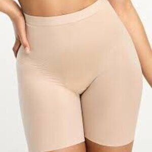 Women's Spanx "Trust Your Thinstincts High-Waist Short" Shapewear in Beige